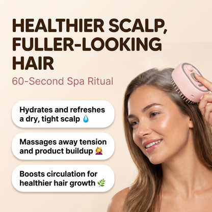 Peigne de massage à coussin d'air électrique pulvérisateur